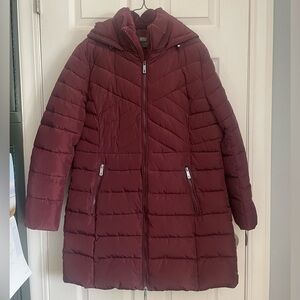 Puffer long coat